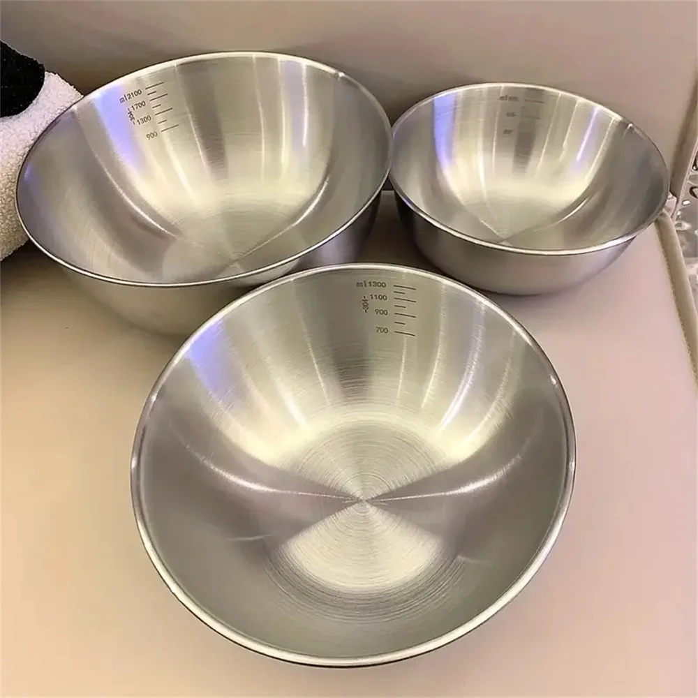 Home Cooking Set - 1-3 스테인리스 스틸 볼 세트(저울 포함)