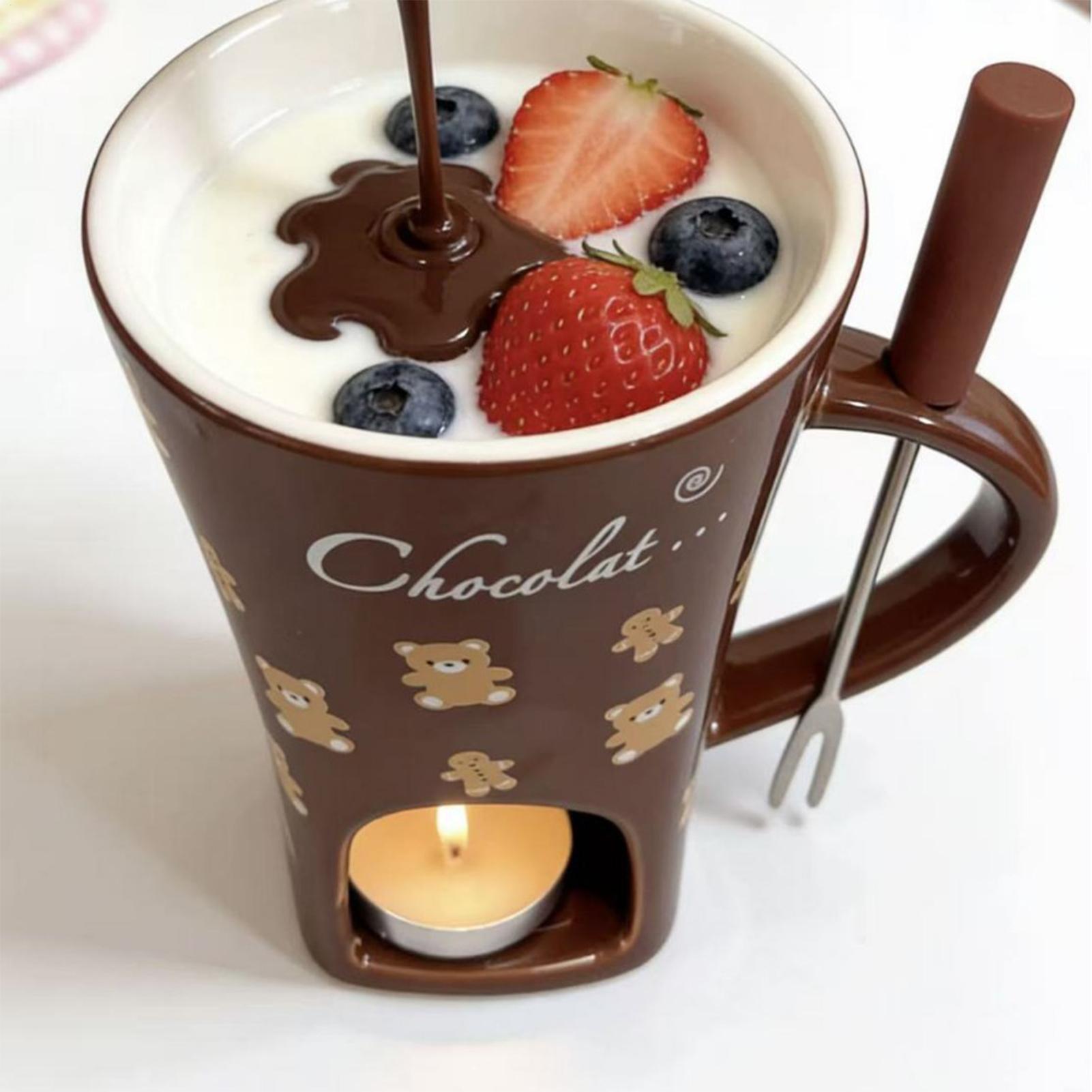 초콜릿 멜팅컵 130ml 개인용 초콜릿 멜팅 세라믹 포 - Fondue Pot Ceramic 리뷰 및 가격