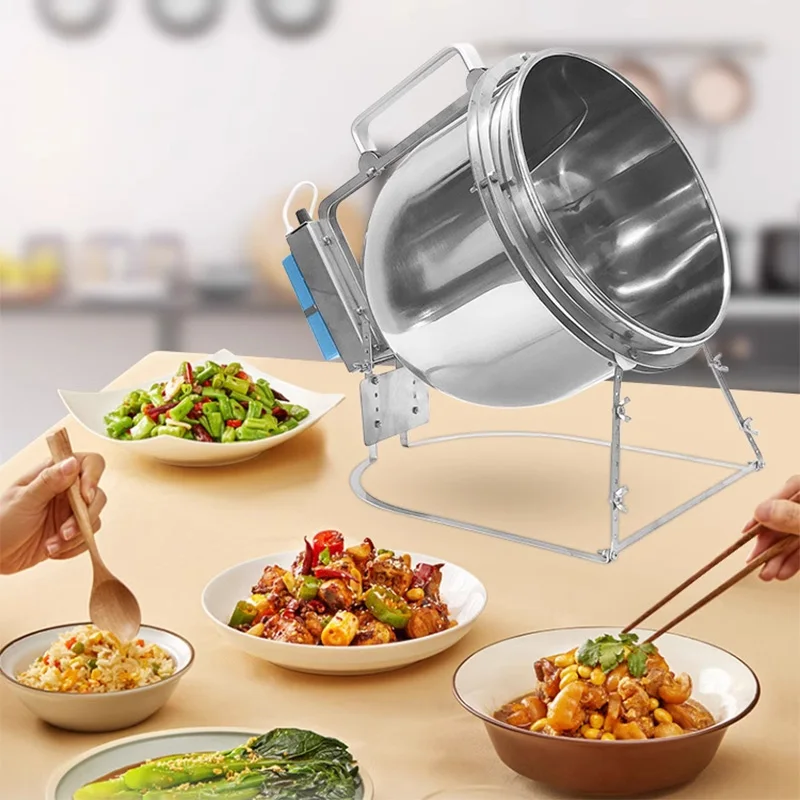 스테인리스 스틸 자동 뒤집기 및 조리 기능을 갖춘 대용 - Home Cooking Machine 리뷰 및 가격