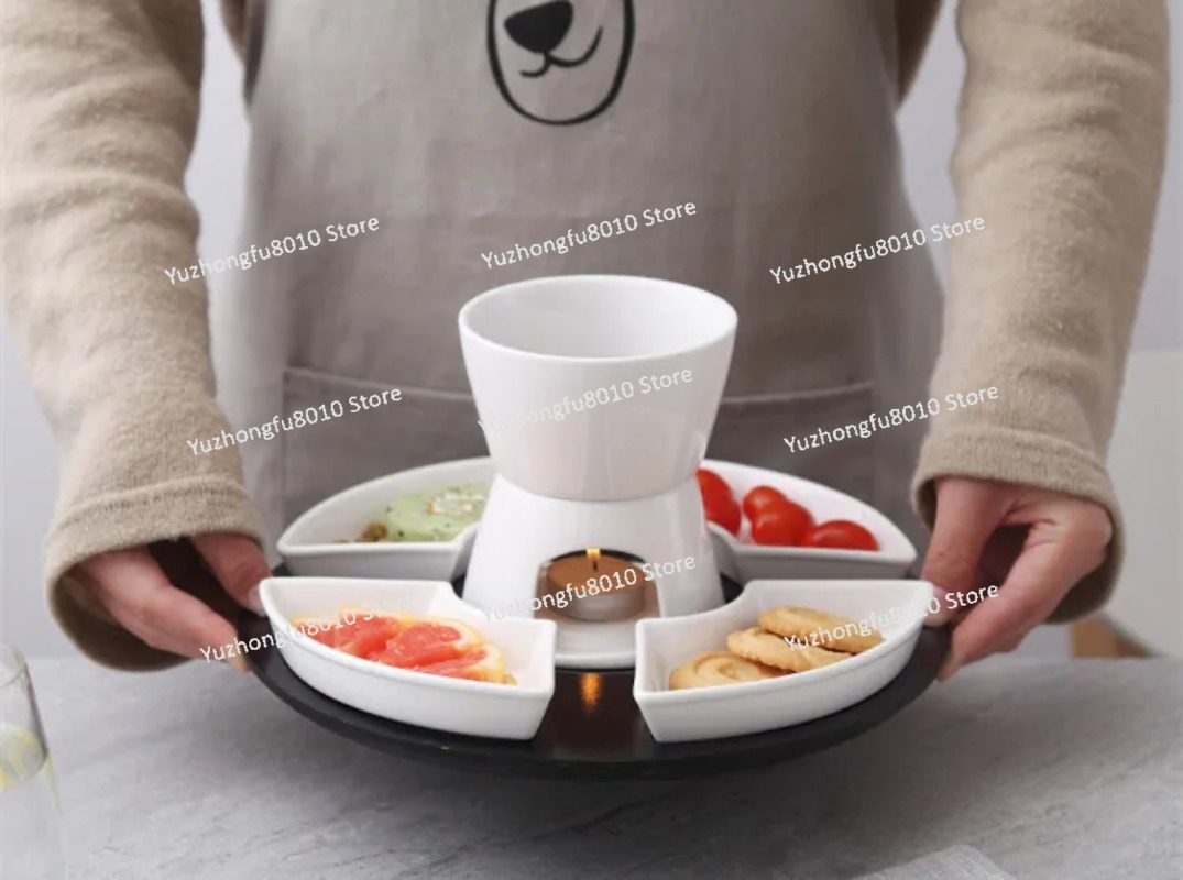 흰색 유광 세라믹 초콜릿 퐁듀 냄비 세트, 초콜릿 퐁듀 - Fondue Pot Ceramic 리뷰 및 가격