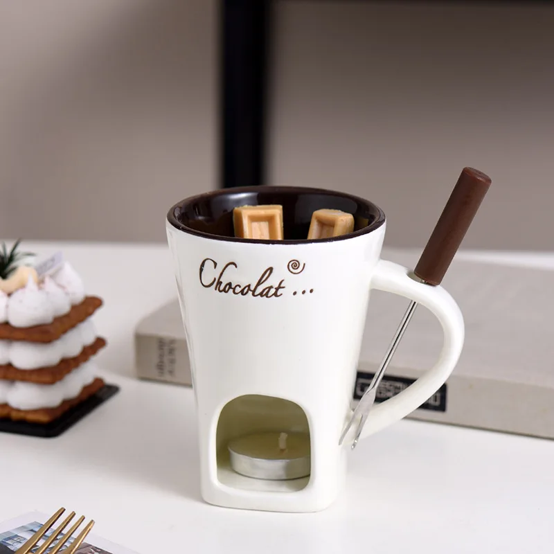 130ml 초콜릿 퐁듀 머그컵 멜팅컵 핫팟 세라믹 멜팅 - Fondue Pot Ceramic 리뷰 및 가격