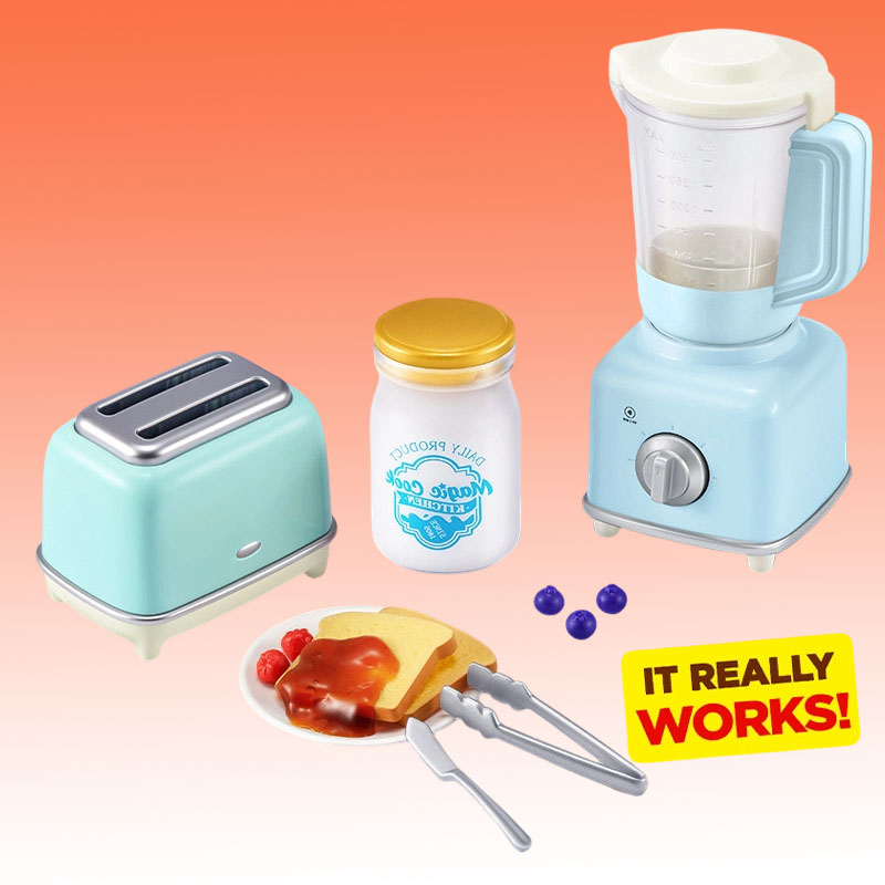 주루 미니 브랜드 매직 쿡 키친 시리즈 미니 가전 블라 - Home Cooking Set 리뷰 및 가격