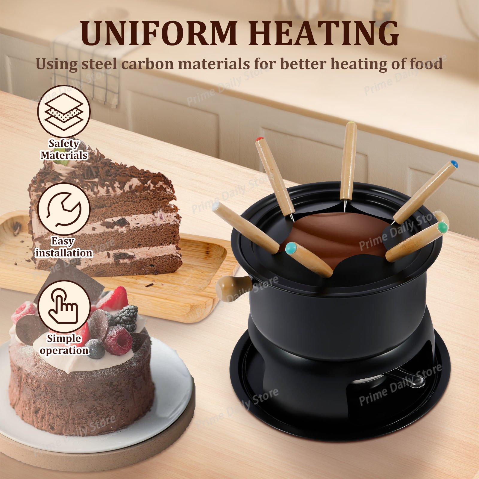 세라믹 초콜릿 퐁듀 냄비 (포크 & 캔들 워머 포함), - Fondue Pot Ceramic 리뷰 및 가격