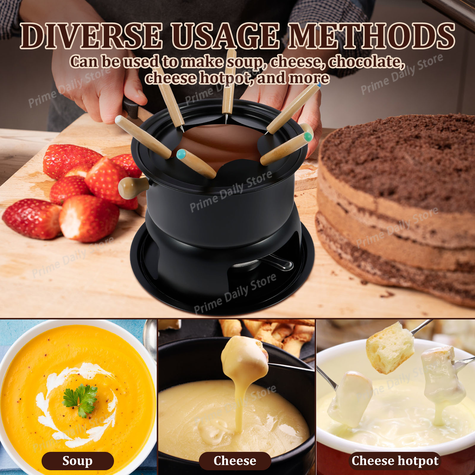 세라믹 초콜릿 퐁듀 냄비 (포크 & 캔들 워머 포함), - Fondue Pot Ceramic 리뷰 및 가격