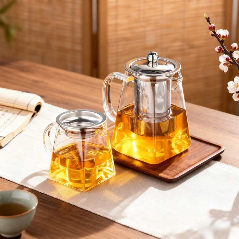 유리 티포트와 인퓨저 티 세트 주전자 메이커 인퓨저 주 - Home Cooking Set 리뷰 및 가격