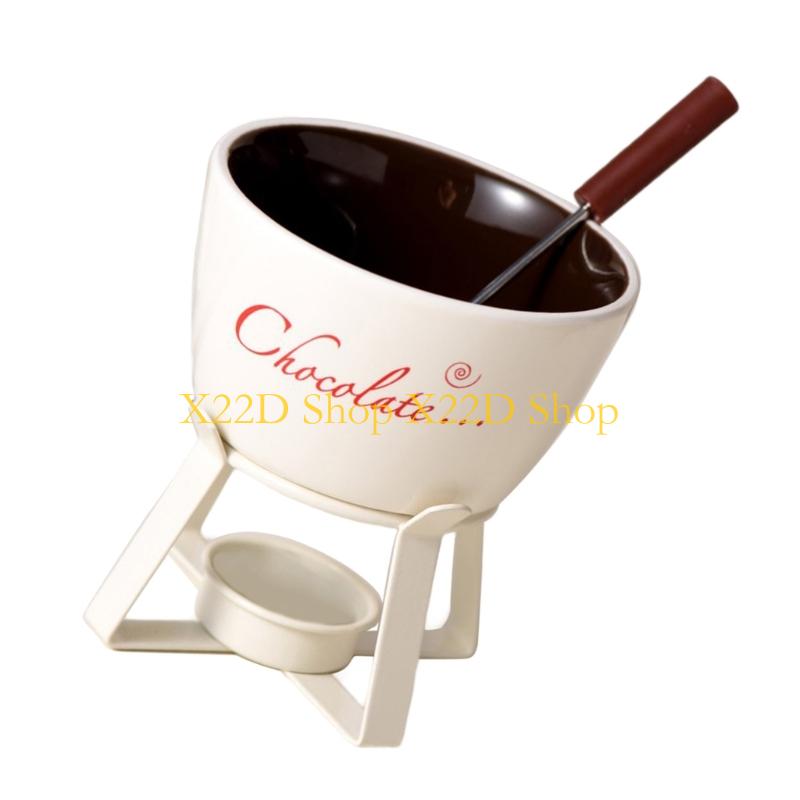 X22D 퐁듀 냄비 세트 포크, 세라믹 Tealight - Fondue Pot Ceramic 리뷰 및 가격