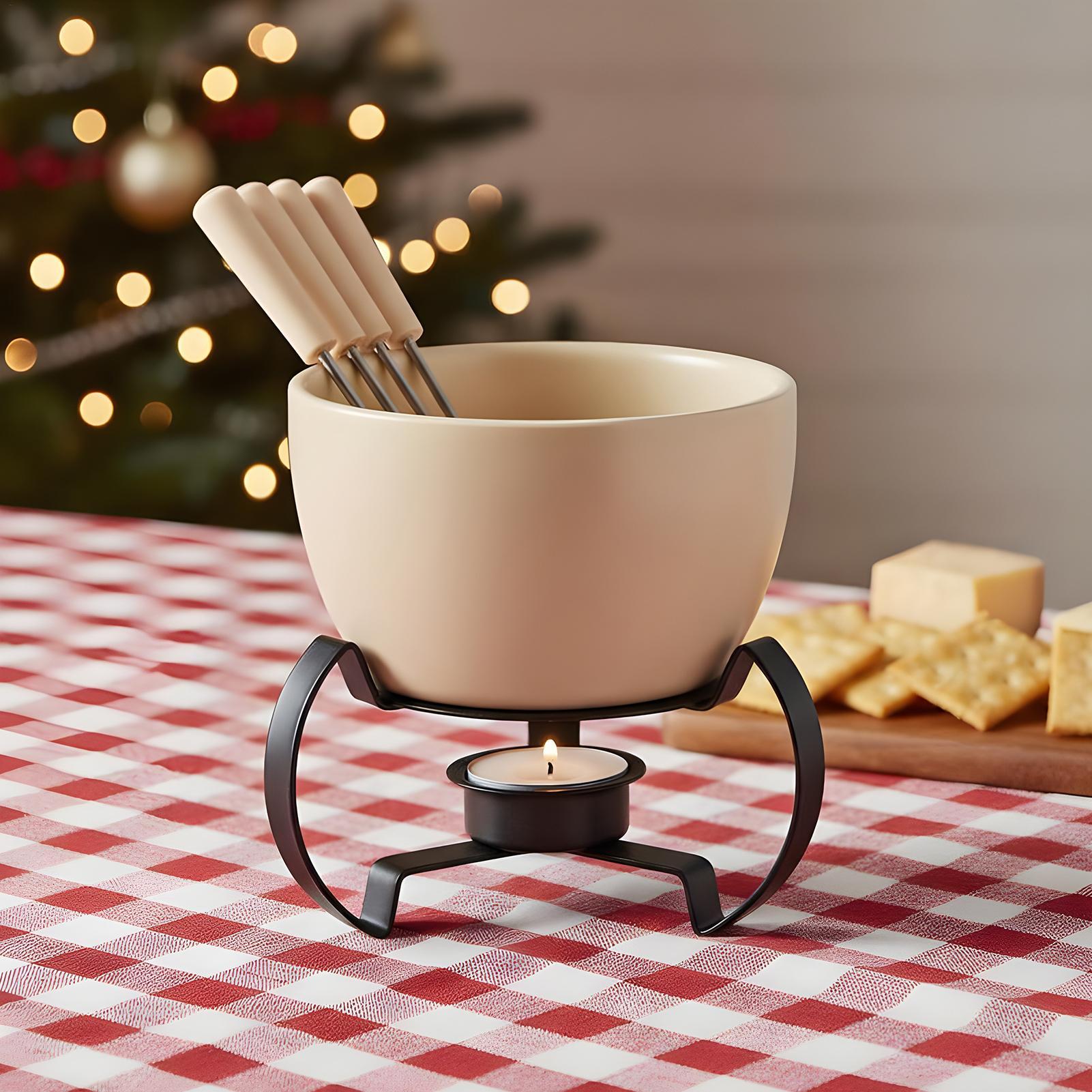 450ml 미니 세라믹 퐁듀 머그 세트 포크 포함 초콜 - Fondue Pot Ceramic 리뷰 및 가격