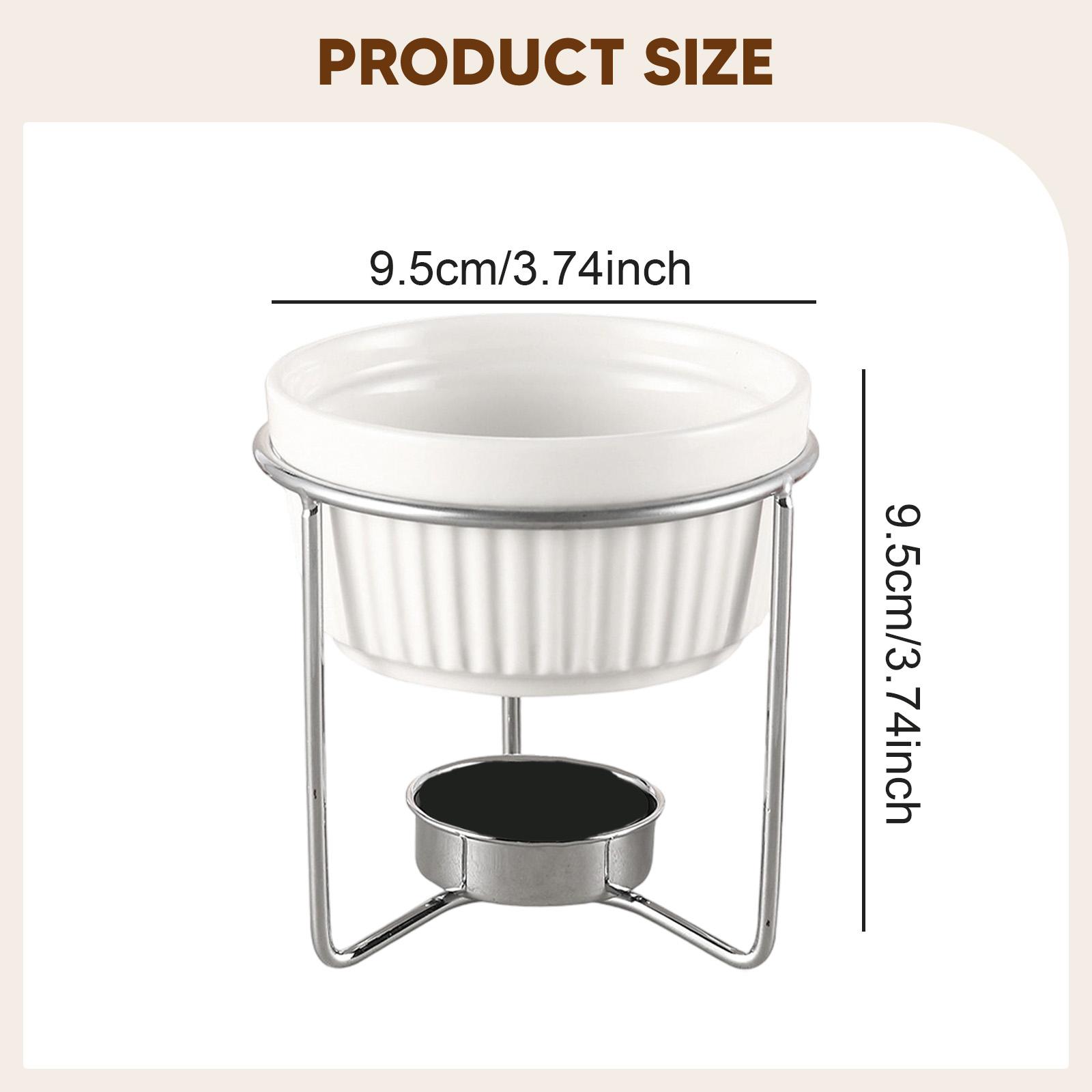 세라믹 버터 워머 퐁듀 냄비 보일러 (철제 랙 포함)  - Fondue Pot Ceramic 리뷰 및 가격