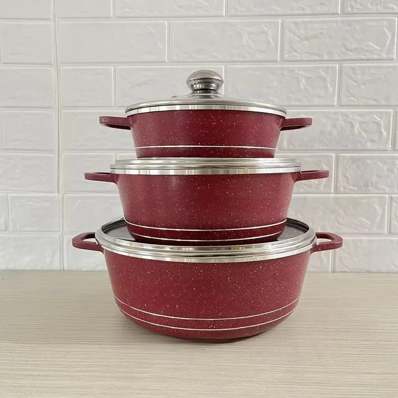 JMZ 조리기구 세트 화강암 코팅 냄비 및 프라이팬 6 - Home Cooking Set 리뷰 및 가격