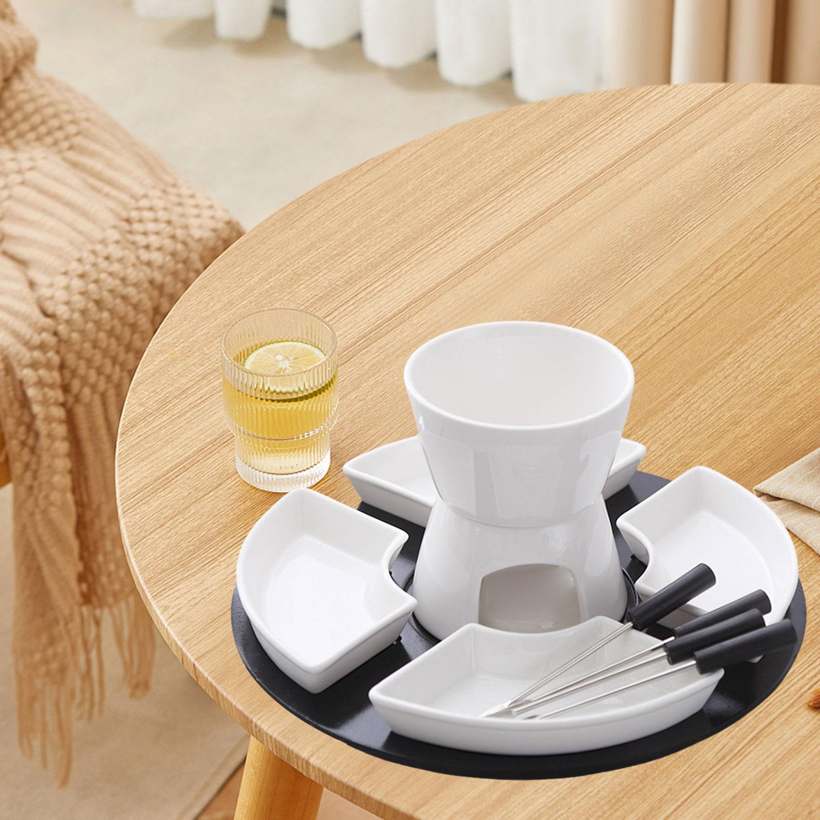 도자기 버터 홀더 세라믹 퐁듀 세트 치즈 초콜릿 카라멜 - Fondue Pot Ceramic 리뷰 및 가격