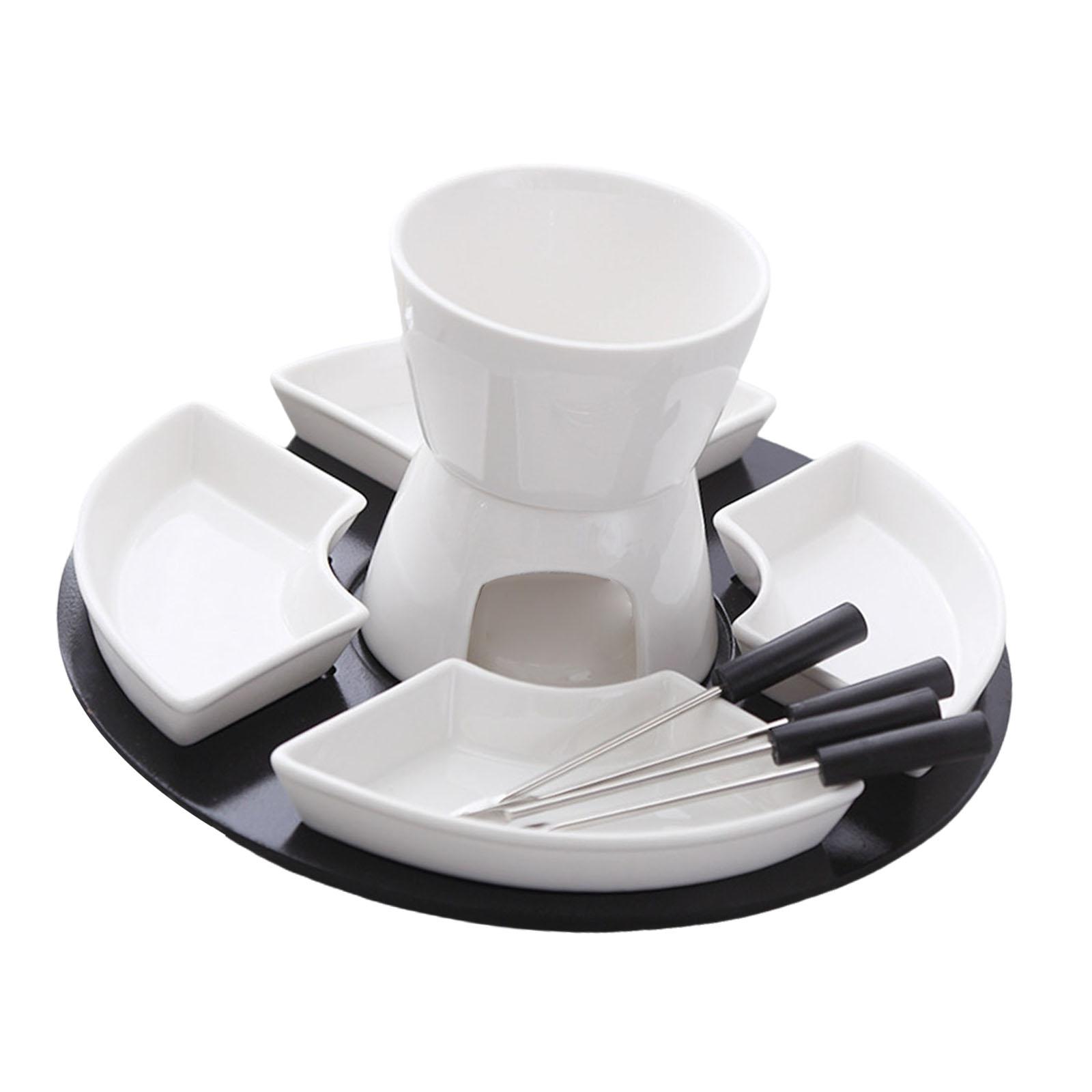 도자기 버터 홀더 세라믹 퐁듀 세트 치즈 초콜릿 카라멜 - Fondue Pot Ceramic 리뷰 및 가격