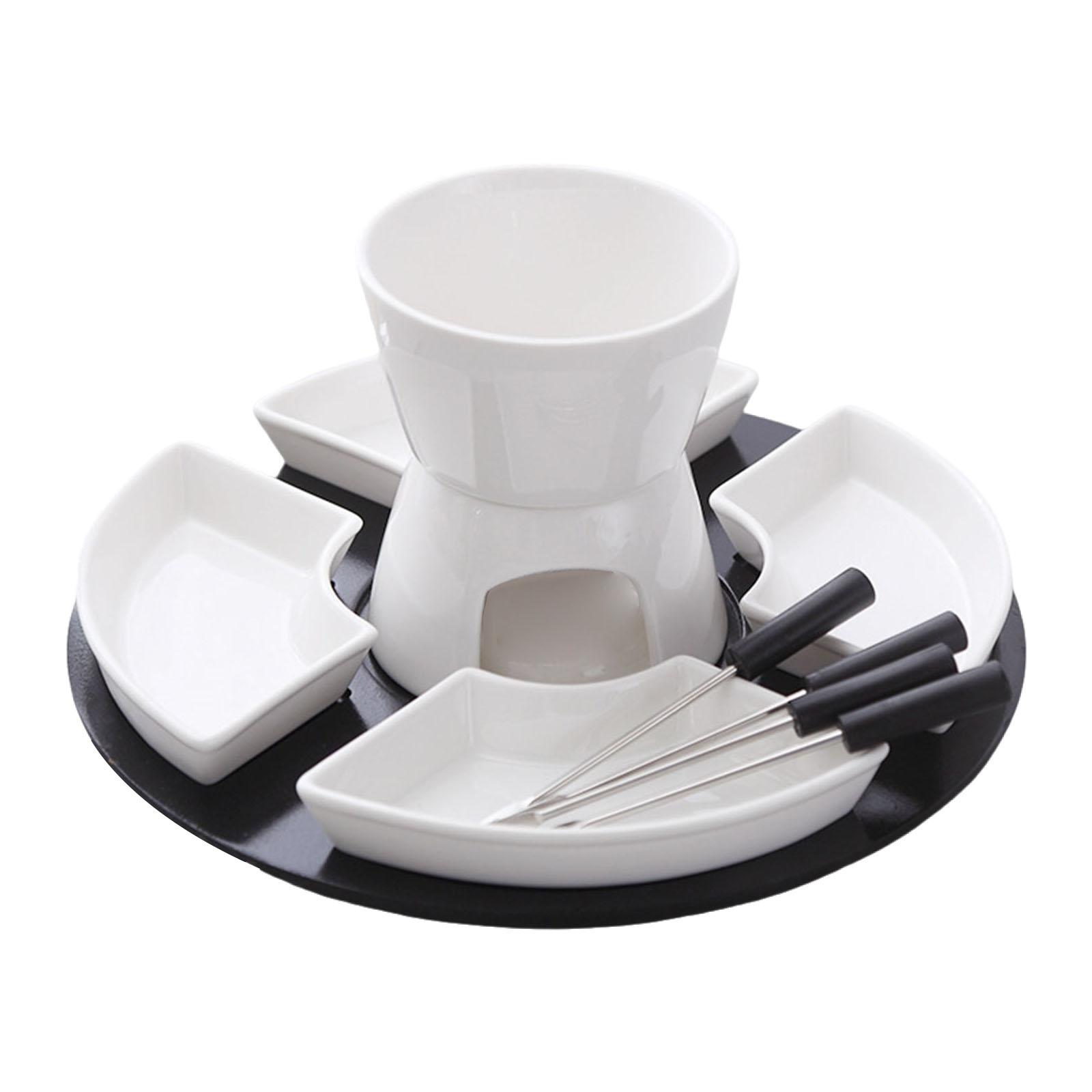 도자기 버터 홀더 세라믹 퐁듀 세트 치즈 초콜릿 카라멜 - Fondue Pot Ceramic 리뷰 및 가격