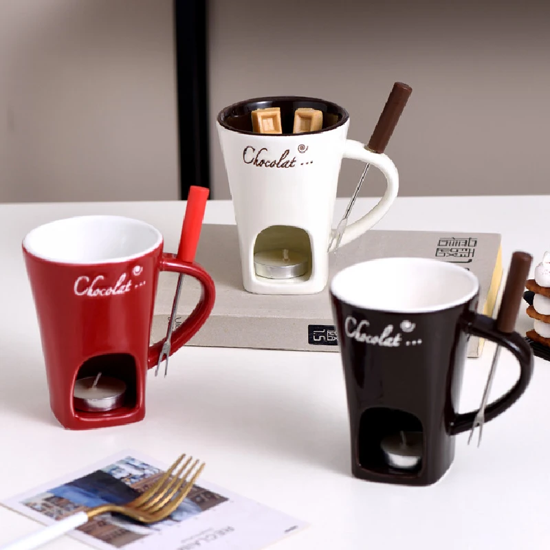 퐁듀 머그 치즈 버터 용융 냄비 버터 히터 커피 컵 포 - Fondue Pot Ceramic 리뷰 및 가격