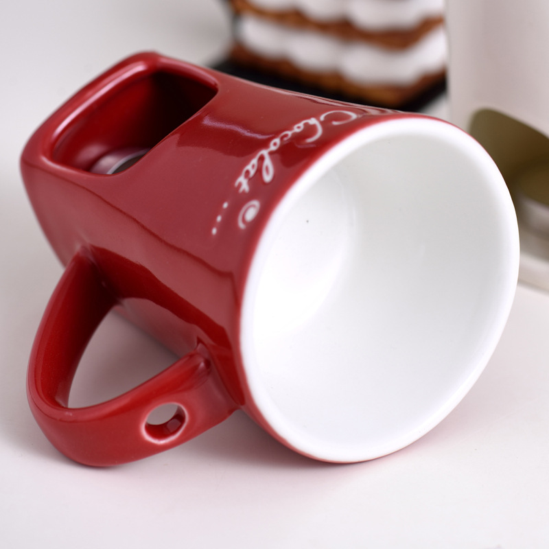 퐁듀 머그 치즈 버터 용융 냄비 버터 히터 커피 컵 포 - Fondue Pot Ceramic 리뷰 및 가격