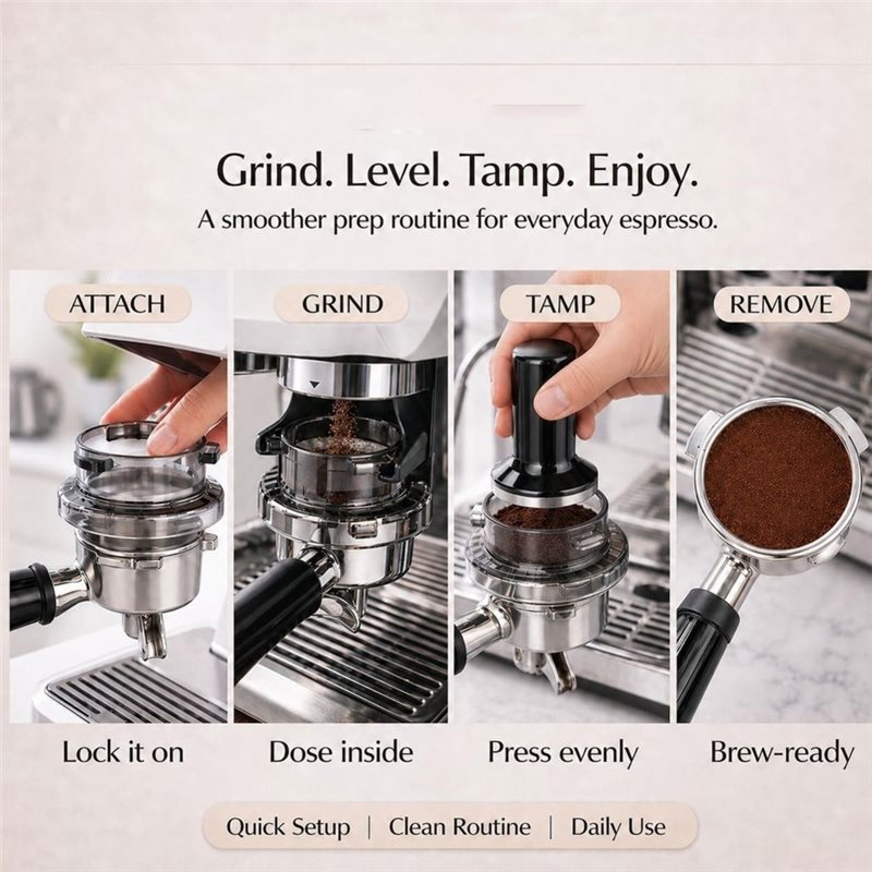 24시간 핫세일 트위스트-락 포타필터 깔때기 54mm  - Breville Espresso Barista Express 리뷰 및 가격
