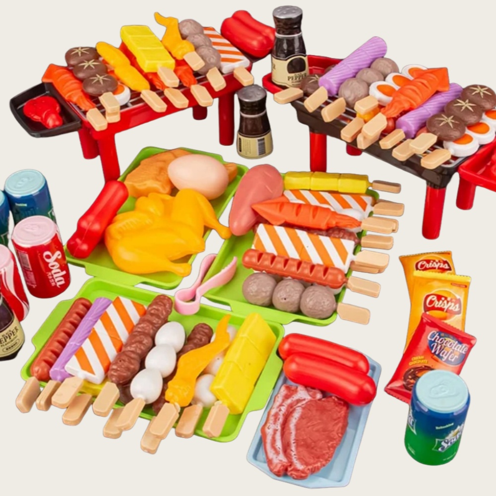 아기 역할놀이 주방 장난감 BBQ 세트 어린이 모의 B - Home Cooking Game 리뷰 및 가격
